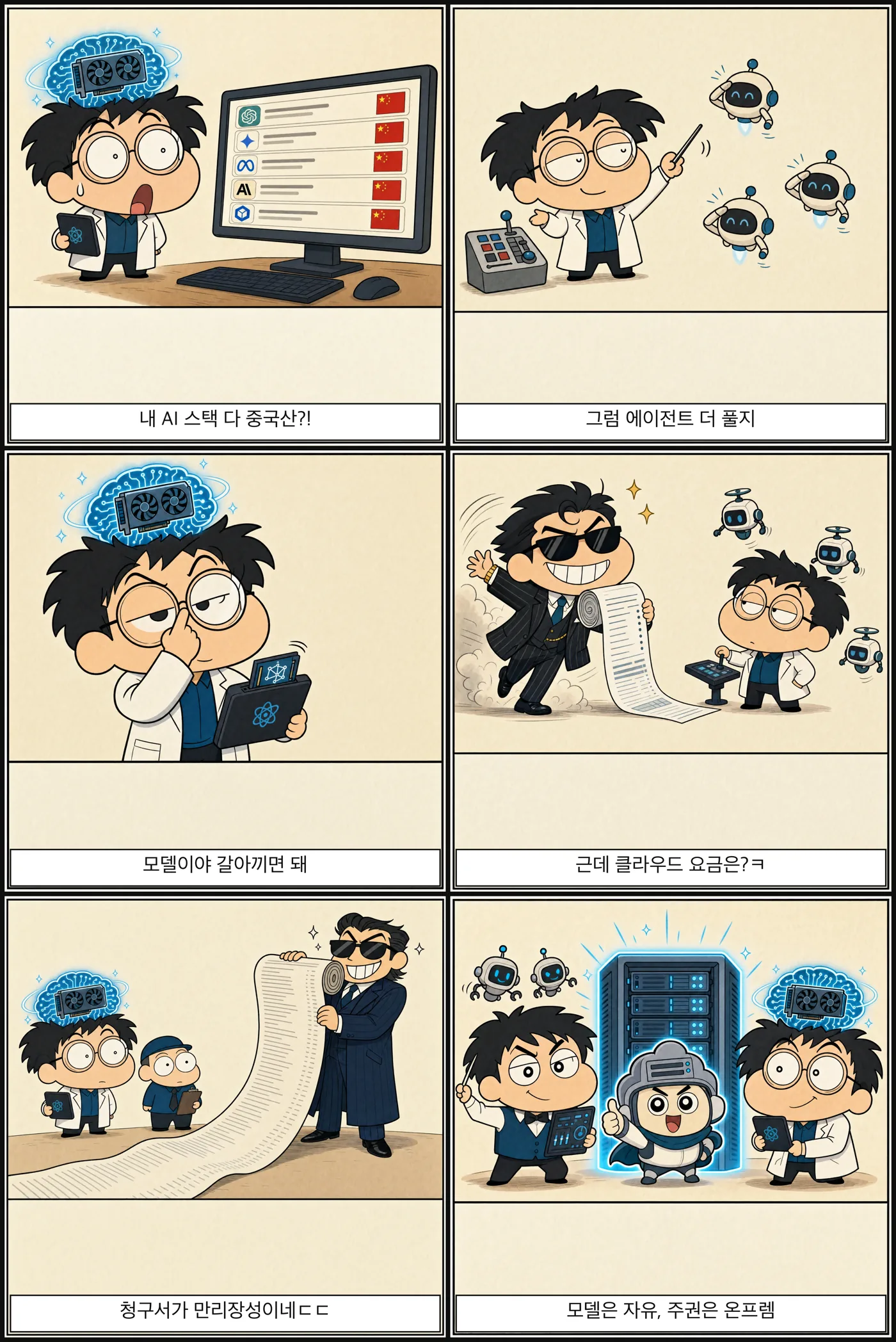 내 AI 스택이 다 중국산이 됐다