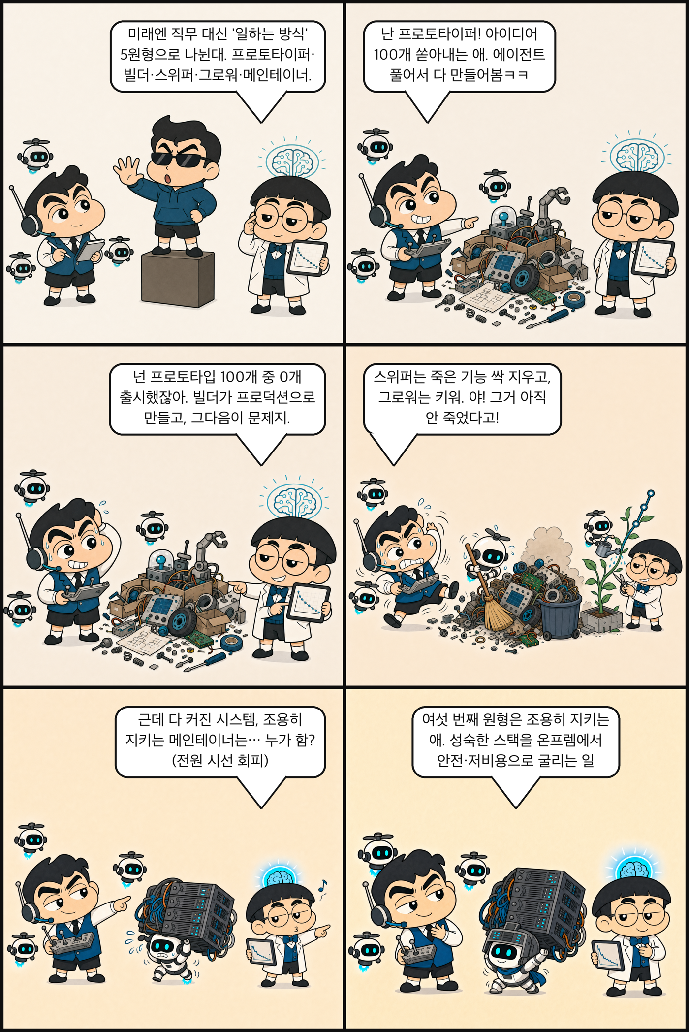미래의 일, 직무 대신 5가지 '원형'