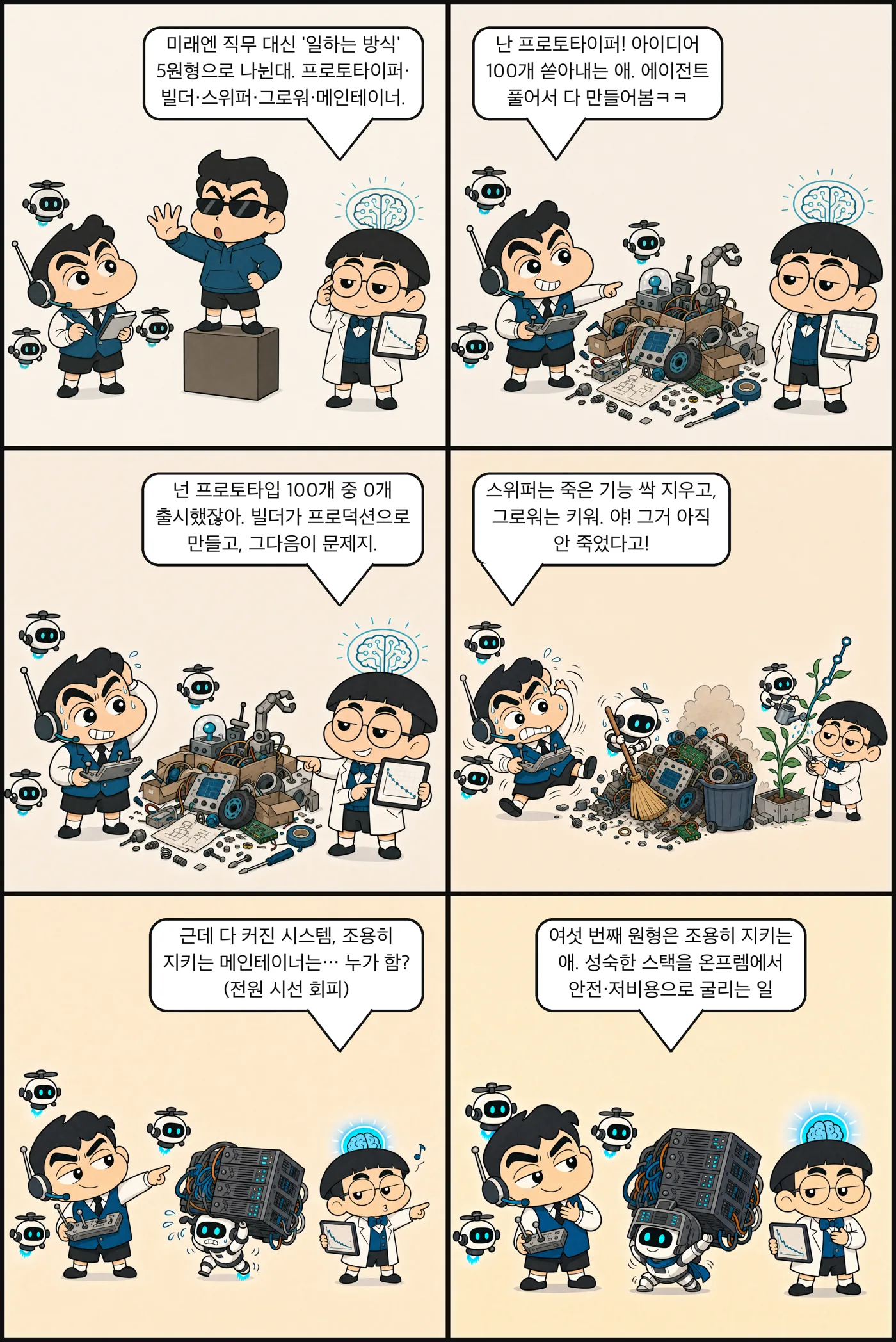 미래의 일, 직무 대신 5가지 '원형'